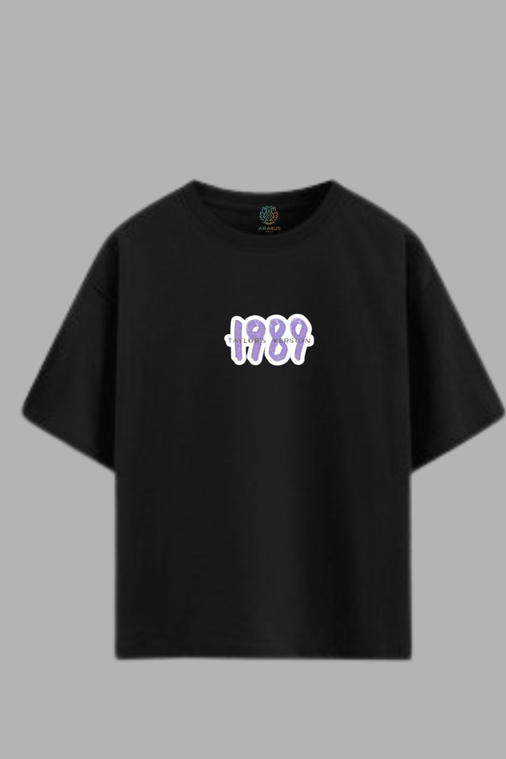 Luxury Oversized Black T-shirt – Inspired by Taylor Swift’s 1989